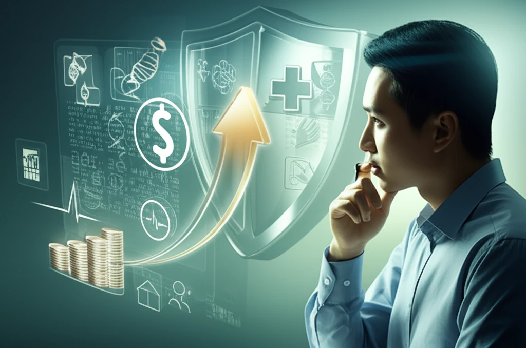 암보험 설계를 위한 3가지 핵심 요소를 나타내는 다이어그램