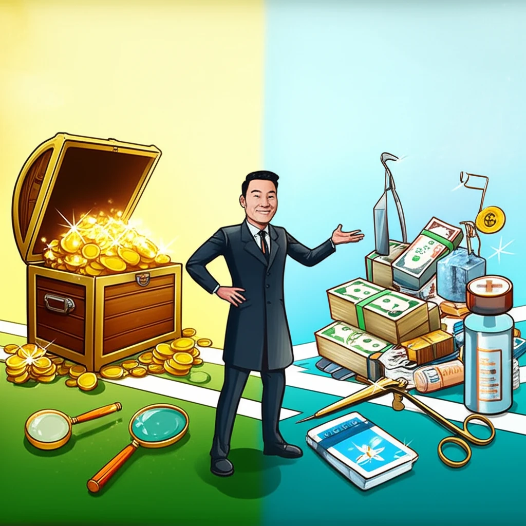 갱신형과 비갱신형 보험료 추이를 비교하는 차트 이미지